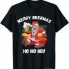 T-Shirt Santa Celebrates Christmas, Funny Holiday outfit Men Women