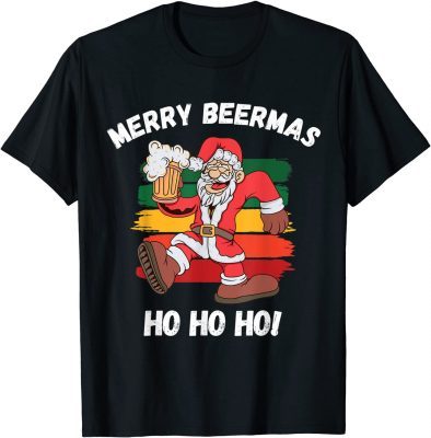 T-Shirt Santa Celebrates Christmas, Funny Holiday outfit Men Women
