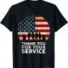 Thank You for your Service Veterans Day American Flag Unisex T-Shirt