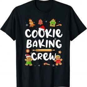 Classic Christmas Cookie Baking Crew Funny Pajamas Family Xmas Gift Tee Shirts