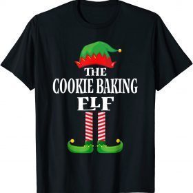 T-Shirt The Cookie Baking Elf Matching Family Group Christmas Pajama