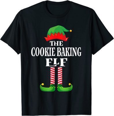 T-Shirt The Cookie Baking Elf Matching Family Group Christmas Pajama