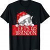 Let's Go Branson Brandon Cat Christmas Pajamas Kitten Xmas Funny T-Shirt