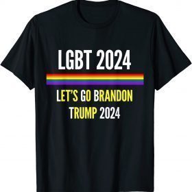 Official LGBT 2024 Let's Go Brandon Lets Trump 2024 TShirt