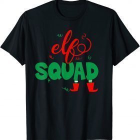 Elf Squad, Funny Christmas Elves Matching Pajama For kids T-Shirt