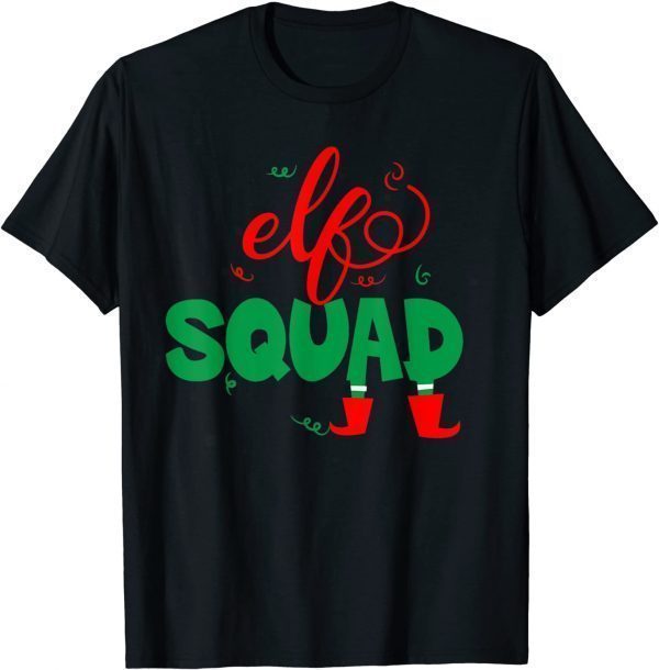 Elf Squad, Funny Christmas Elves Matching Pajama For kids T-Shirt