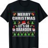 T-Shirt Merry Christmas Let's go Brandon, Lets Go Brandon Xmas