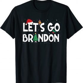 2021 Let's Go Brandon Anti Joe Biden Chant Joke Funny Christmas T-Shirt