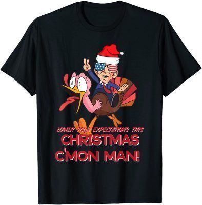 Jingle Joe Biden Santa Impeach 46 Go Brandon USA Christmas T-Shirt