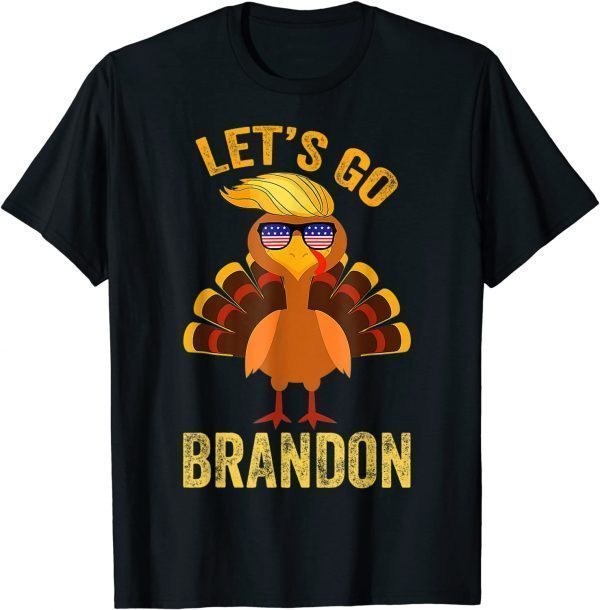 Classic Let's Go Branson Brandon Turkey Christmas Lights T-Shirt
