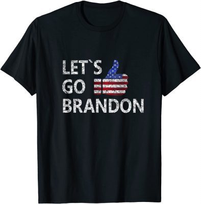 Lets Go Brandon USA Funny Cryptic Slogan Funny T-Shirt