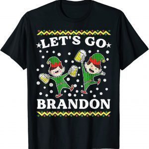 Let's Go Branson Brandon Anti Biden Chant Ugly Christmas Tee Shirts