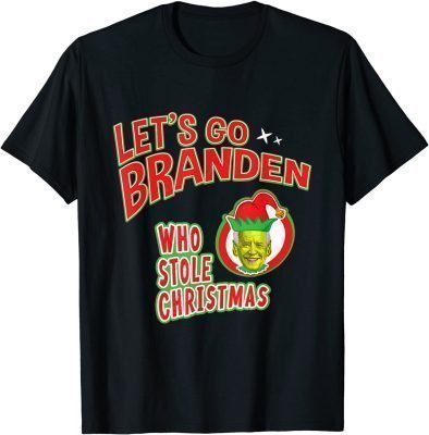 Let's Go Braden Brandon With Funny Christmas Sarcastic T-Shirt