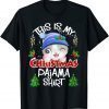 2021 This Is My Christmas Pajama Shirt Funny Cats Xmas Holiday Gift T-Shirt