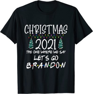 Merry Christmas Let's go Branson Brandon Ugly Sweater Style Funny Shirts