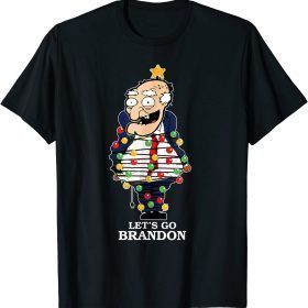 Let's Go Branson Brandon Christmas Tree Trendy Sarcastic Gift Tee Shirts