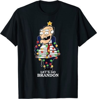 Let's Go Branson Brandon Christmas Tree Trendy Sarcastic Gift Tee Shirts