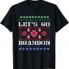 Funny Lets Go Branson Brandon Christmas Conservative Anti Liberal T-Shirt