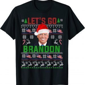 Let's Go Brandon Ugly Christmas Anti Biden Pro America T-Shirt