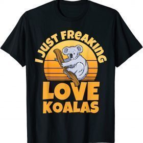 Official Love Koala Bears Funny Koala Animal Pajama T-Shirt