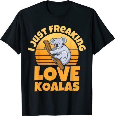 Official Love Koala Bears Funny Koala Animal Pajama T-Shirt