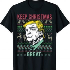 Official Trump Ugly Sweater Design for Christmas T-Shirt