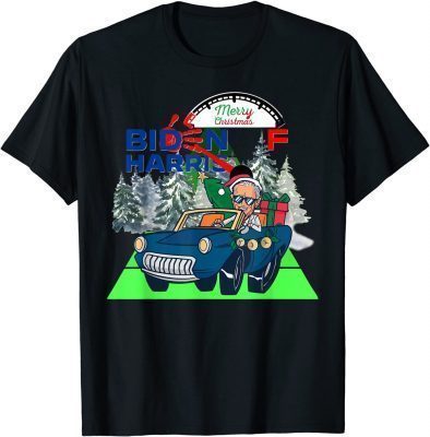 Funny Jingle Joe Biden Santa Impeach 46 Funny Trump USA Christmas T-Shirt