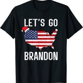 Christmas 2021 Let's Go Branson Brandon Anti Liberal Xmas Tee Shirts