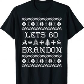 T-Shirt Lets Go Brandon Ugly Christmas Sweater