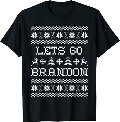 T-Shirt Lets Go Brandon Ugly Christmas Sweater