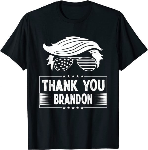 Thank You Brandon Vintage Joe Biden American Flag Shirts