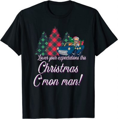 Jingle Joe Biden Funny Santa Trump Ugly Christmas Sweater Gift T-Shirt
