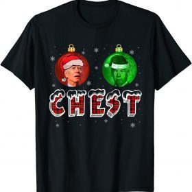 Official Chest Christmas Joe Biden funny Matching Couple Chestnuts T-Shirt