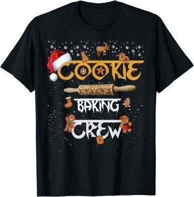Christmas Cookie Baking Crew Funny Pajamas Family Xmas Shirts