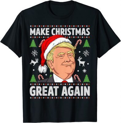 Make Christmas Great Again Funny Trump Ugly Christmas Men T-Shirt