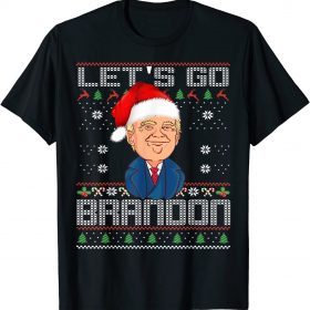 2021 Let's Go Brandon Trump Ugly Christmas Sweater Funny T-Shirt