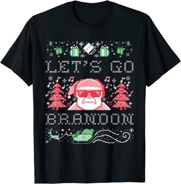 T-Shirt Lets Go Brandon Funny Joe Biden Chant Ugly Christmas Sweater