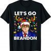 Funny Let's Go Trump Brandon Ugly Christmas T-Shirt