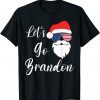 2021 Let's Go Brandon Christmas Santa T-Shirt