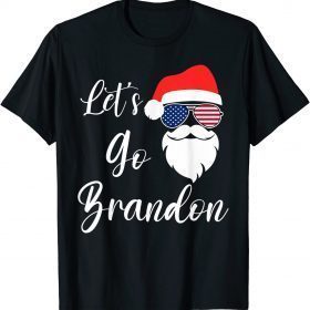 2021 Let's Go Brandon Christmas Santa T-Shirt