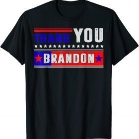 T-Shirt Vintage Pro Biden Tee USA Flag Sunglass Thank you Brandon