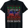 Go Brandon Let's Go 2024 Meme Biden Ugly Christmas Sweater Unisex T-Shirt