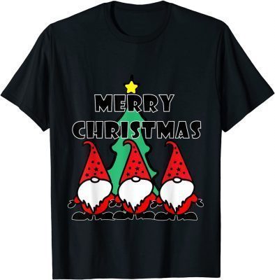 2021 Hanging With Gnomies Gnome Christmas Xmas T-Shirt