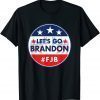 Let's Go Branson Brandon Conservative Anti Liberal US Flag Gift TShirt