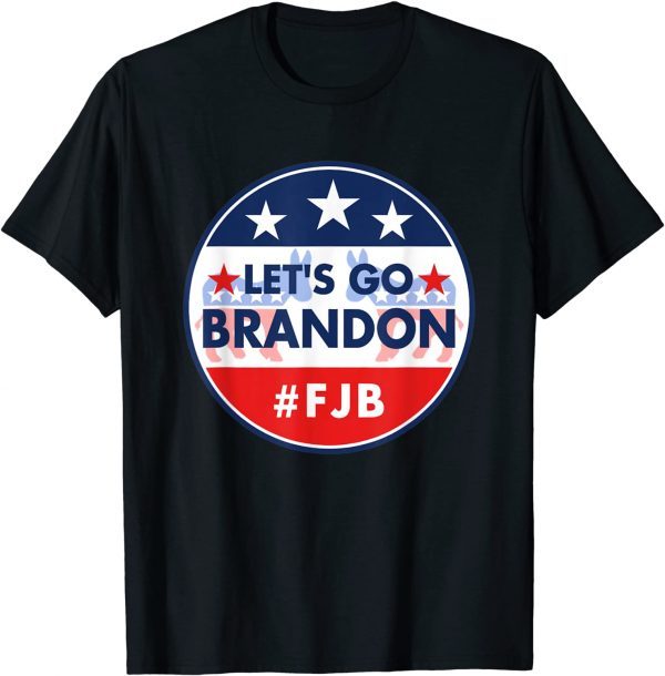 Let's Go Branson Brandon Conservative Anti Liberal US Flag Gift TShirt