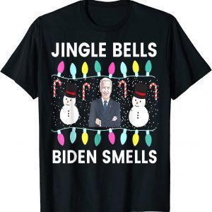 Official Jingle Bells Biden Smells Ugly Christmas T-Shirt