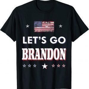 2021 Let's Go Braden Brandon Conservative Anti Liberal US Flag T-Shirt