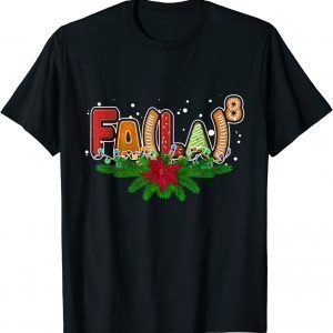 T-Shirt Fa (La) 8 Santa Plaid Claus Fa La Math Teacher Christmas