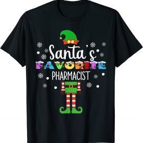 Santa's Fav Pharmacist Funny Christmas Tee for Men and Women T-Shirt