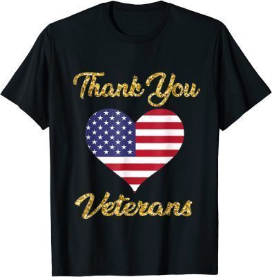 T-Shirt Thank You Veterans Combat Boots Poppy Flower Veteran Day
